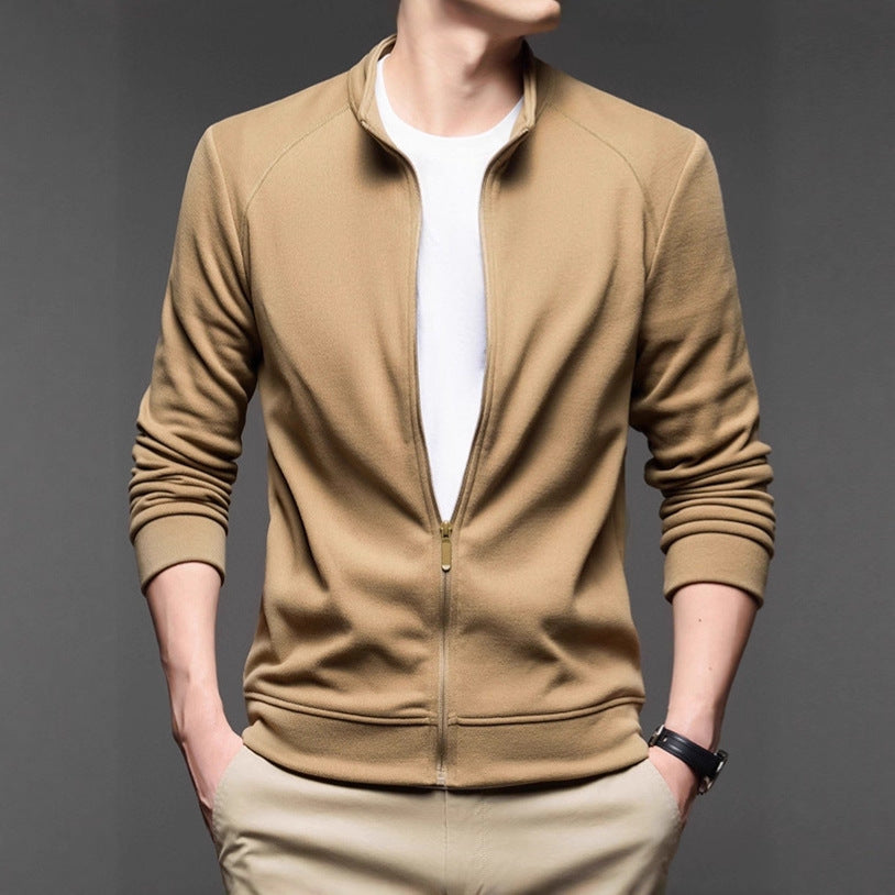 Men's sporty zip sweater with breathable material Lisslune