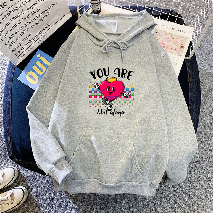 Women's hoodie with funny heart design Lisslune