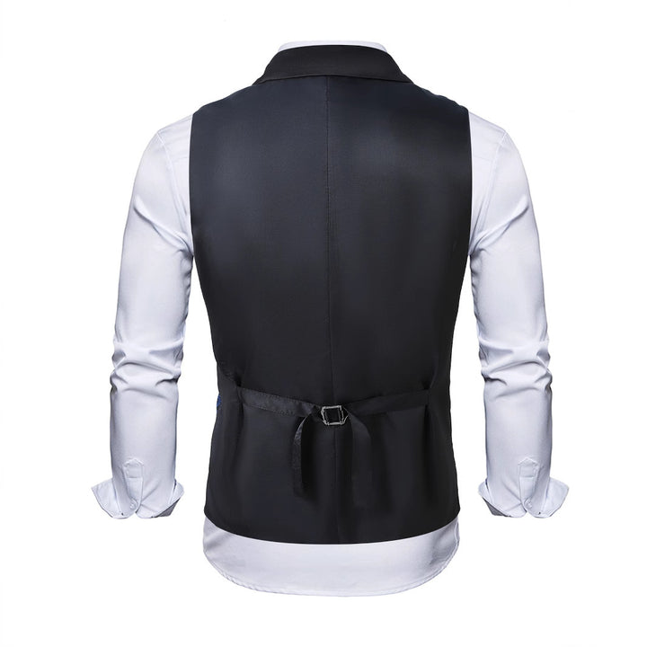 Men's elegant paisley waistcoat with shiny finish Lisslune