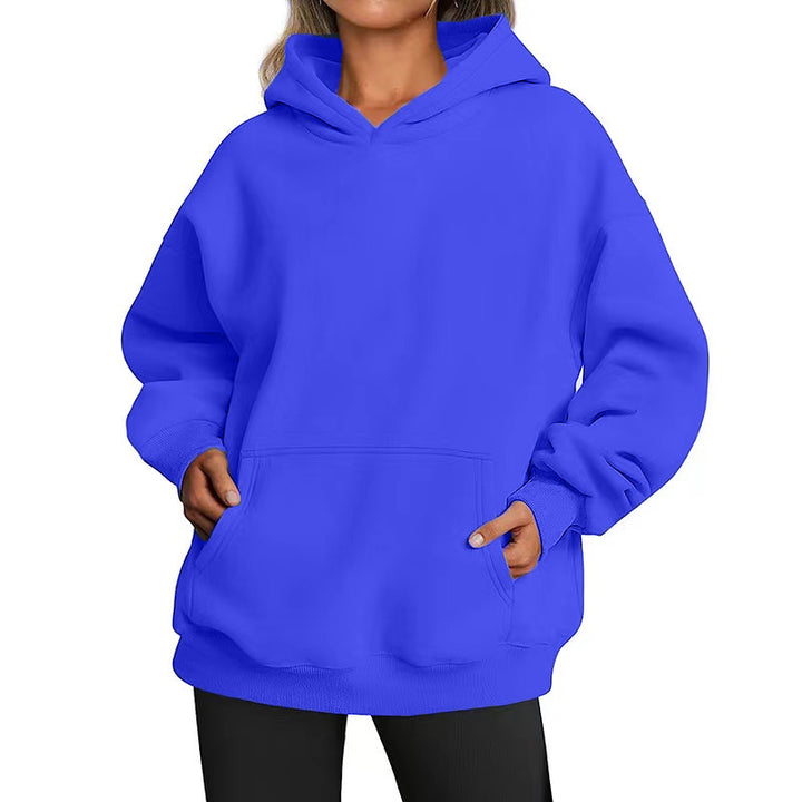 Women's oversized hoodie with practical kangaroo pockets and soft inner lining Lisslune