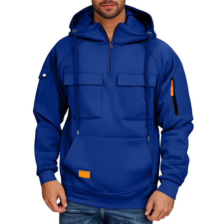 Men's hoodie with practical pockets and sporty design Lisslune