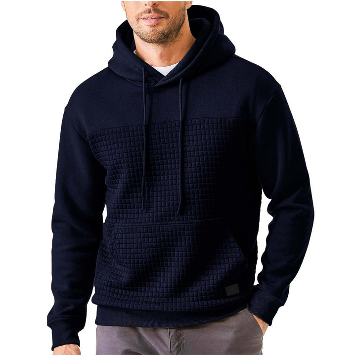 Men's hoodie with textured outer material Lisslune