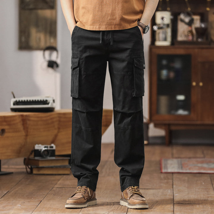 Men's cargo pants with multifunctional pockets and durable material Lisslune