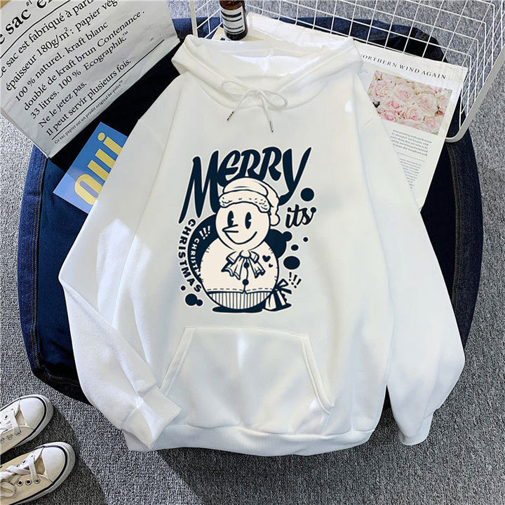 Women's hoodie with cheerful Christmas motif Lisslune