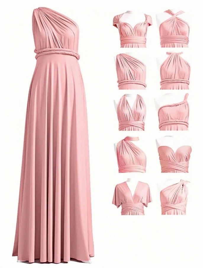 Women's maxi dress with high-quality wrap design