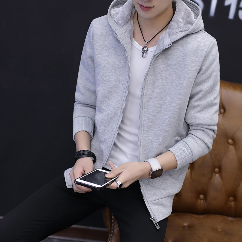 Men's transitional jacket with cozy inner lining and practical hood system Lisslune