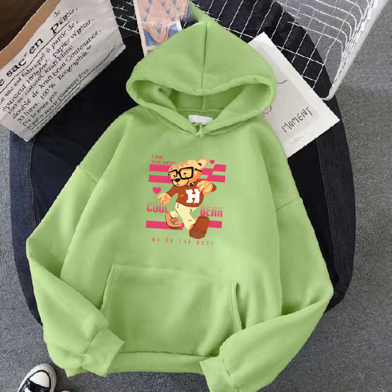 Women's hoodie with funny bear motifs and unique graphic print Lisslune