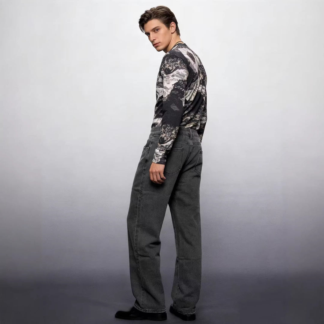 Herren Cargo-Jeans mit praktischen Taschen und lässigem Schnitt Lisslune