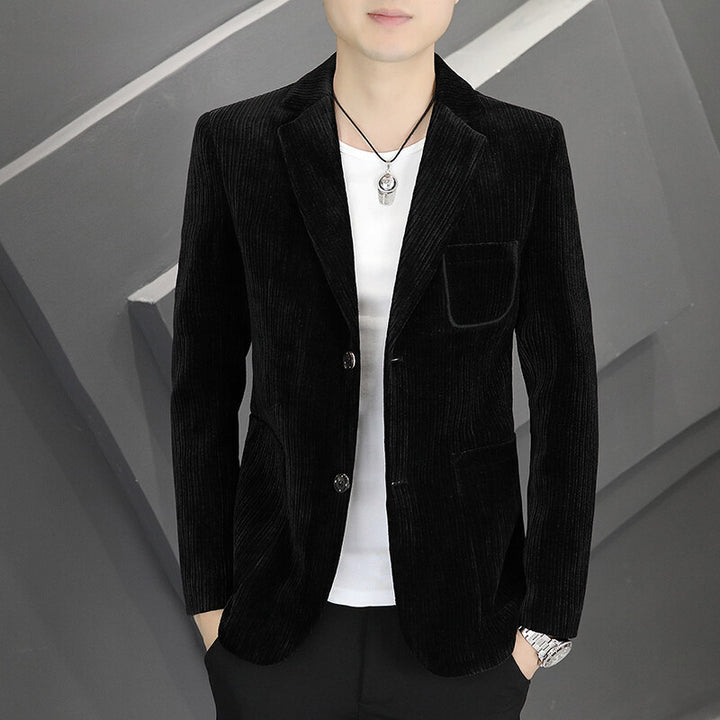 Men's fashionable cord blazer with sporty cut Lisslune