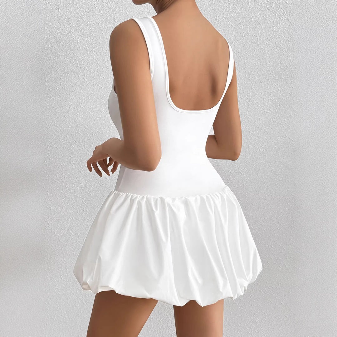 Women's strapless swimsuit dress with voluminous skirt Lisslune