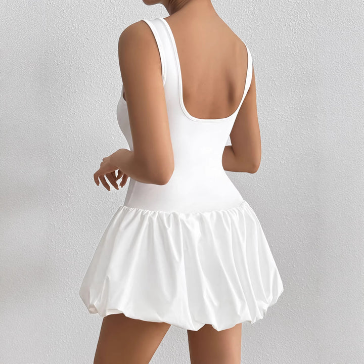 Women's strapless swimsuit dress with voluminous skirt Lisslune