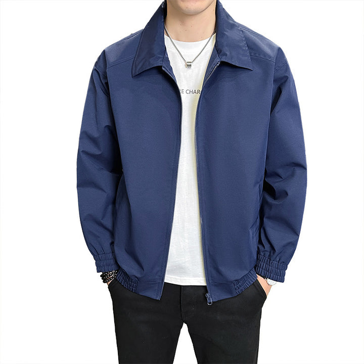 Men's lightweight leisure jacket with elastic waistband and practical pockets Lisslune