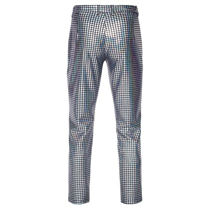 Men's Glamorous Disco Pants with Shimmering Top Material Lisslune