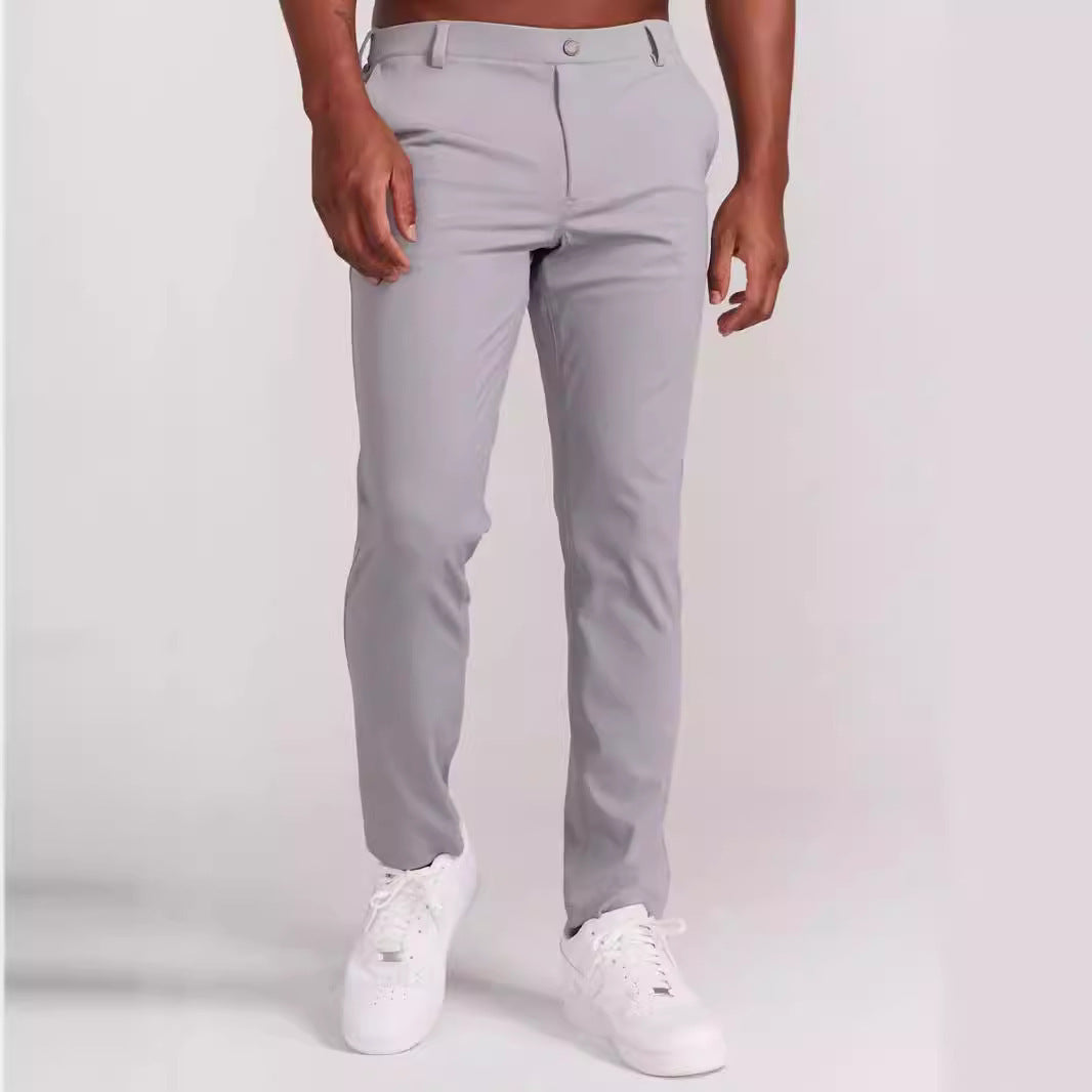 Men's Elastic Slim-Fit Chino Pants Lisslune