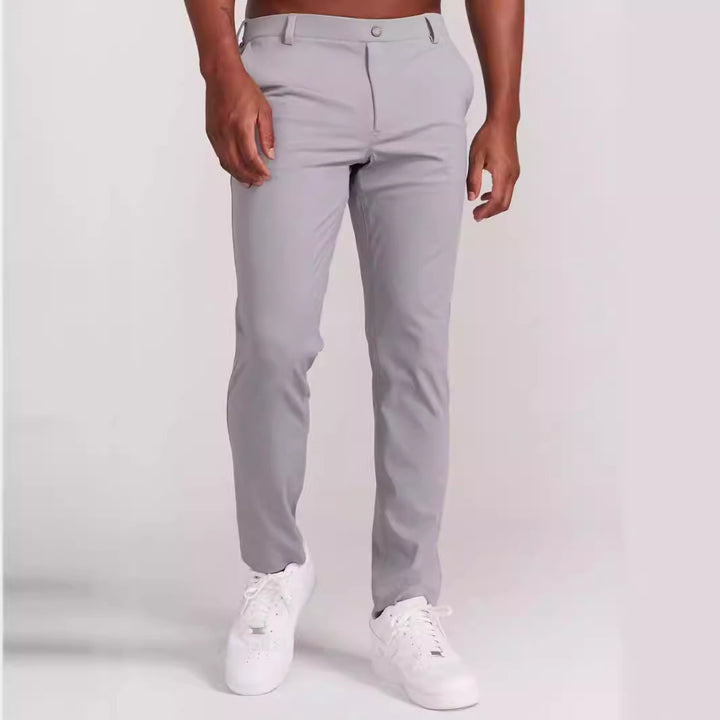 Men's Elastic Slim-Fit Chino Pants Lisslune