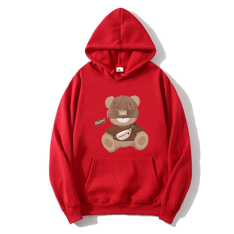 Women's hoodie with unique bear motif Lisslune