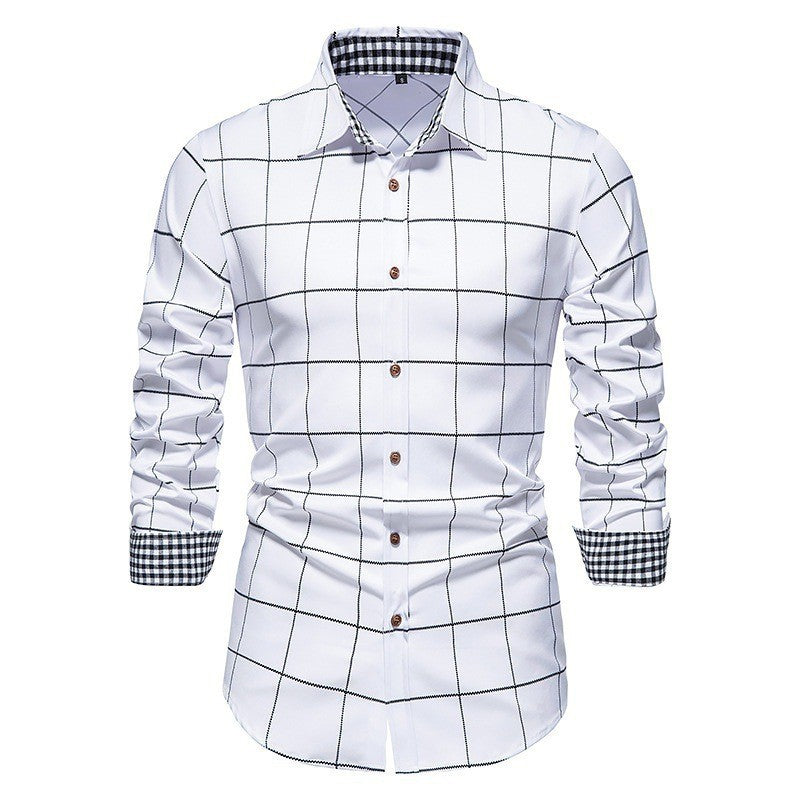 Men's High-Quality Checkered Shirt Lisslune