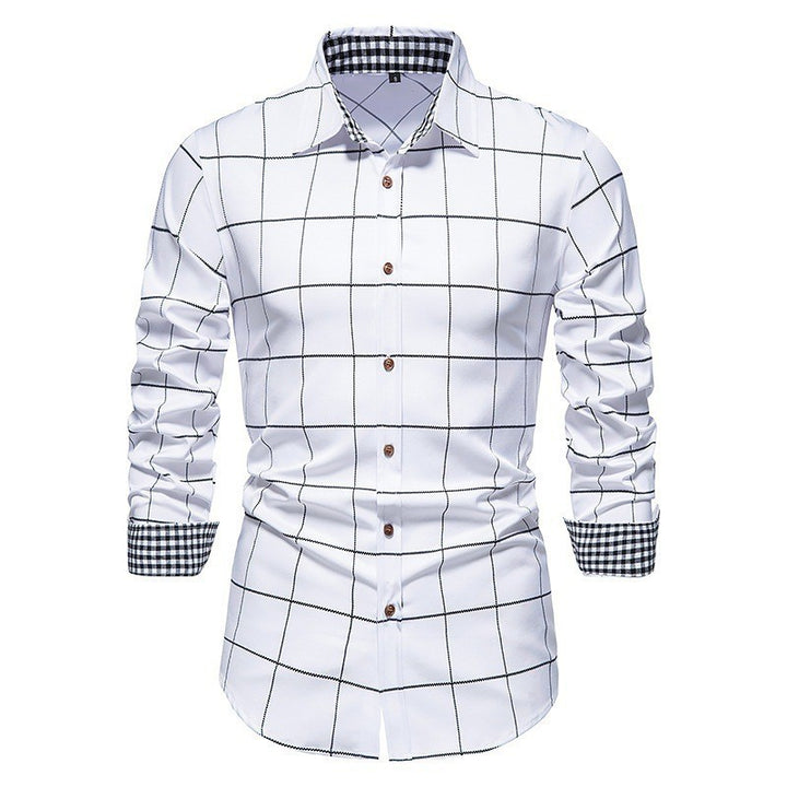 Men's High-Quality Checkered Shirt Lisslune