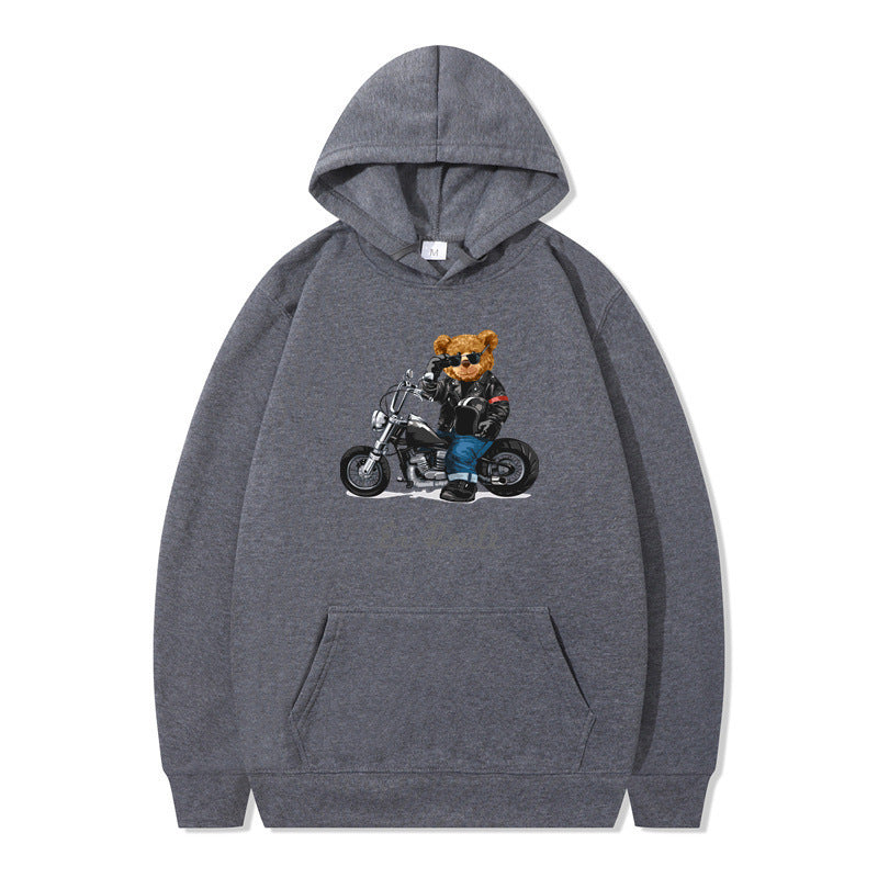 Women's hoodie with unique bear design and casual fit Lisslune