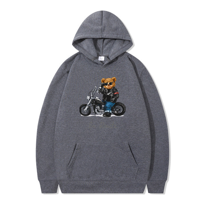 Women's hoodie with unique bear design and casual fit Lisslune
