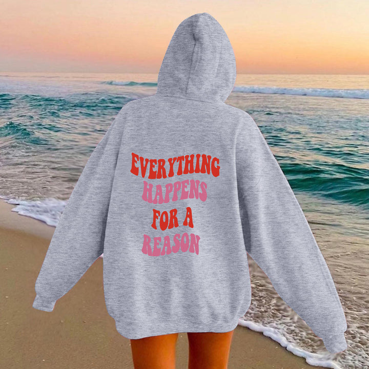 Women's hoodie with a unique motivational print and comfortable fit Lisslune