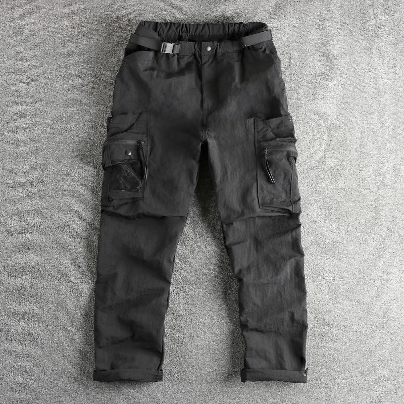 Men's Cargo Pants with multifunctional pockets and adjustable waistband Lisslune