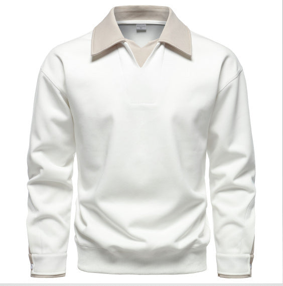 Men's sporty sweater with modern collar and optimal comfort Lisslune