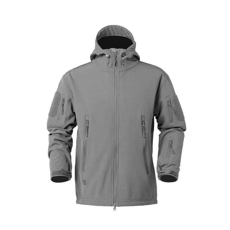 Men's tactical jacket with versatile zippered pockets and breathable material Lisslune