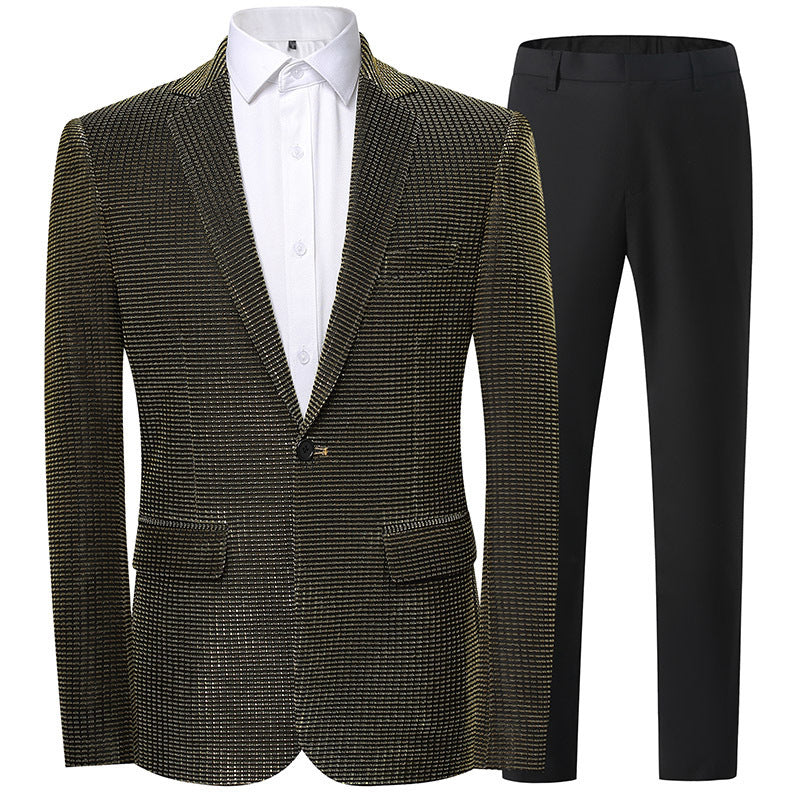 Men's festive and elegant sequin suit Lisslune