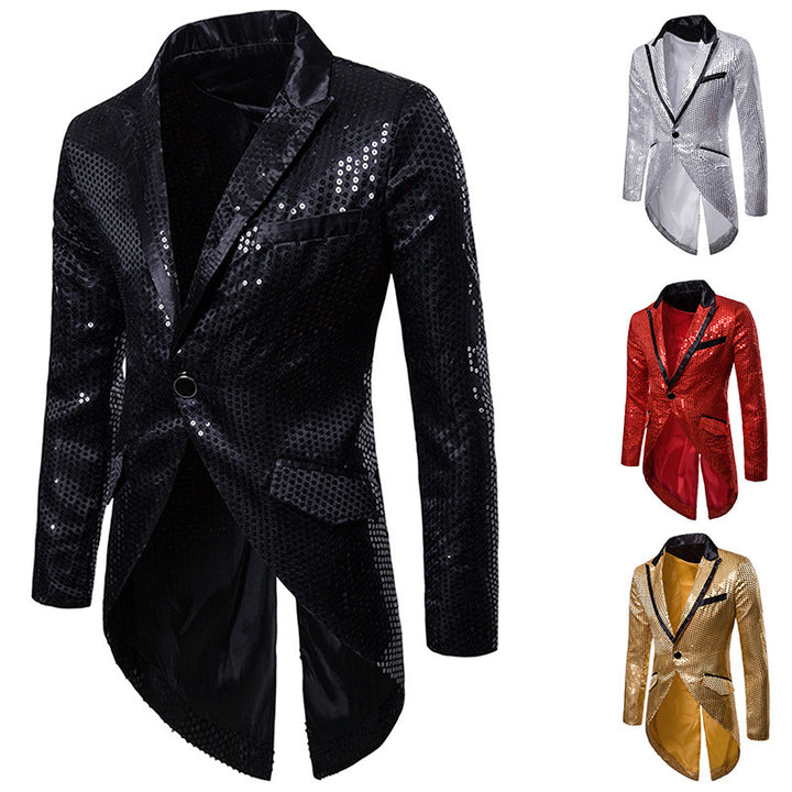 Men's elegant glamorous blazer with sequins Lisslune