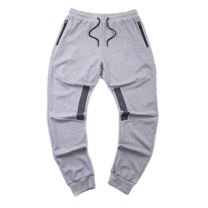 Men's fitness jogging pants with side zipper pockets and elastic waistband Lisslune