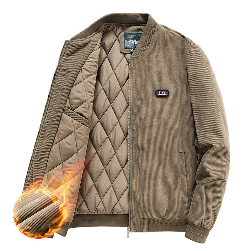 Men's lightweight quilted jacket with comfortably lined interior Lisslune