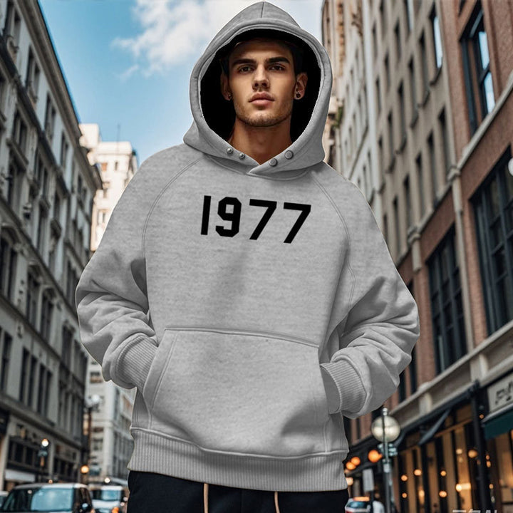 Men's Cozy Hoodie with Unique Design and Practical Pockets Lisslune