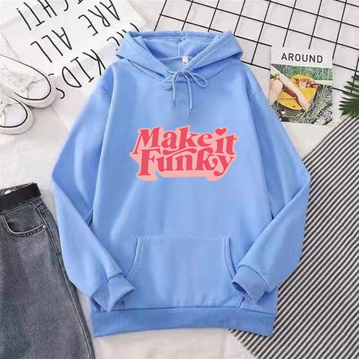 Women's hoodie with playful print Lisslune