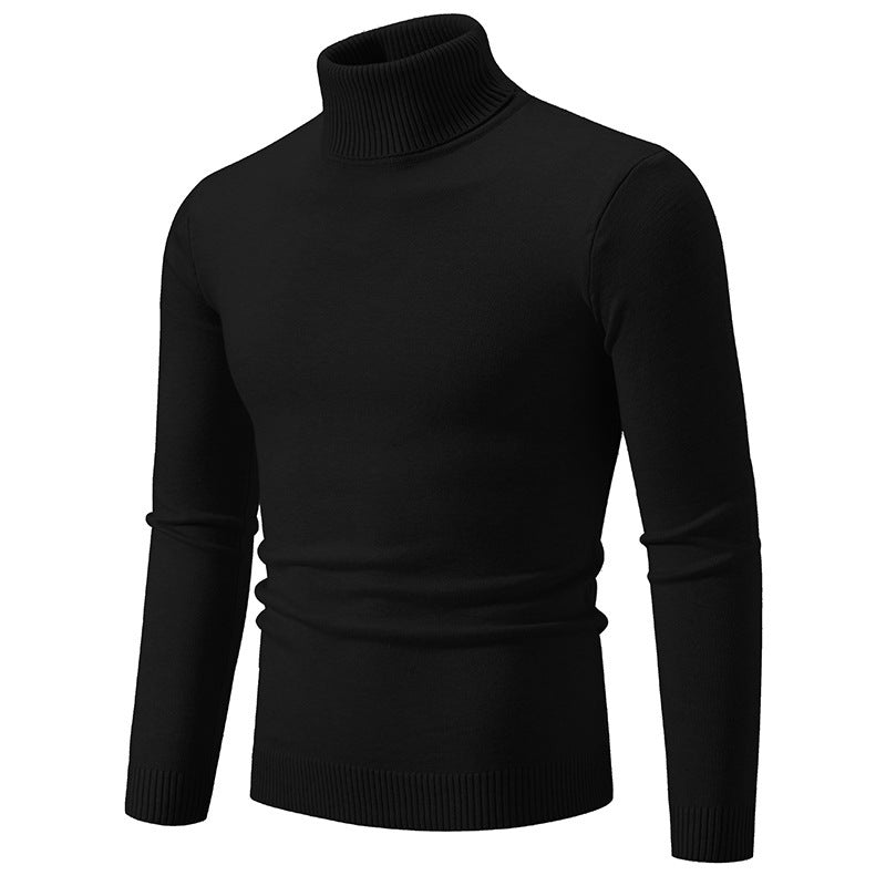 Men's elegant turtleneck sweater made of fine cotton Lisslune