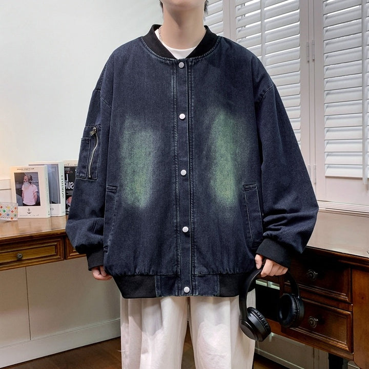 Men's casual bomber jacket with practical pockets and thermoregulating inner lining Lisslune