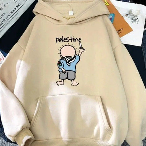 Women’s hoodie with creative illustration design Lisslune