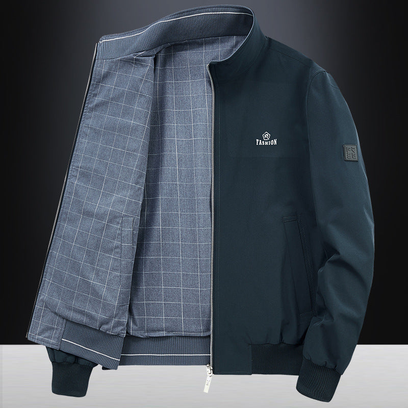 Men's Fashionable Bomber Jacket with Soft Inner Lining Lisslune