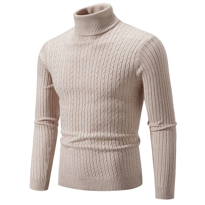 Men's turtleneck sweater made of comfortable knit quality Lisslune