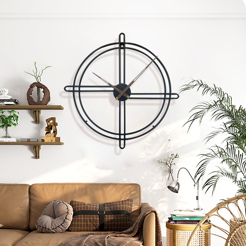 Lisslune | Nordic decorative large wall clock for the living room 23 inches
