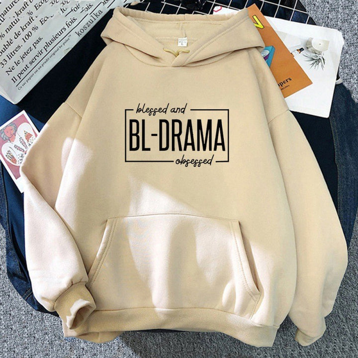 Women's hoodie with modern statement print Lisslune