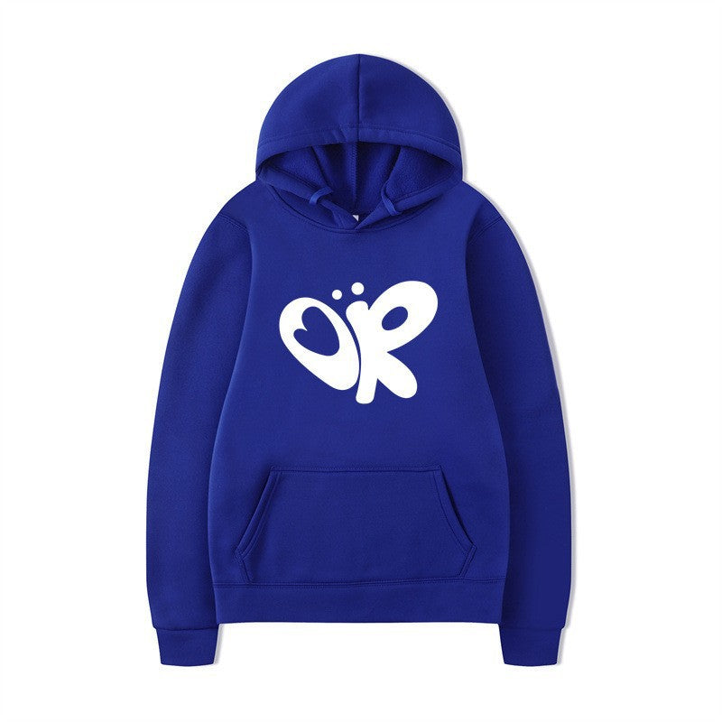 Women’s hoodie with large print and practical kangaroo pocket Lisslune