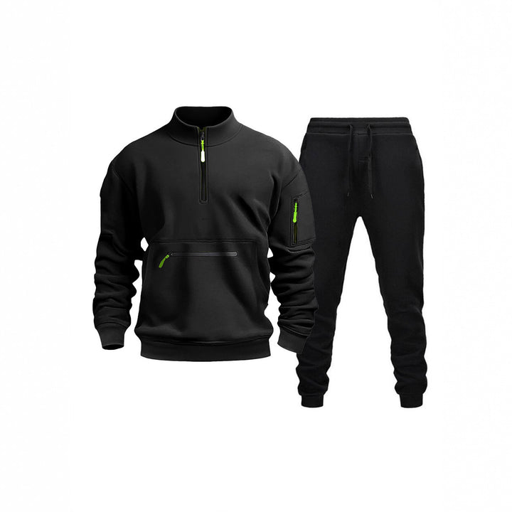 Men's Sports Sweatshirt and Jogging Pants Set Lisslune