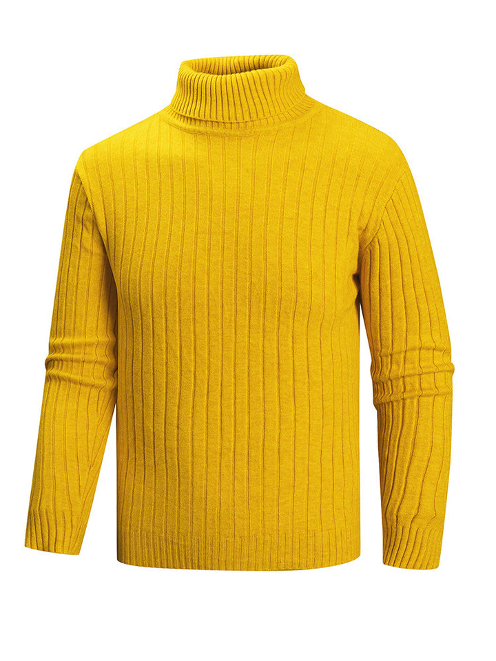 Men's Turtleneck Sweater made of high-quality fine knit Lisslune