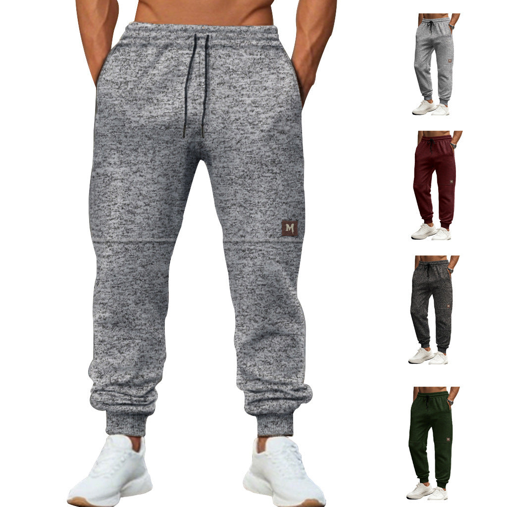 Men's modern jogging pants with elastic waistband and side pockets Lisslune