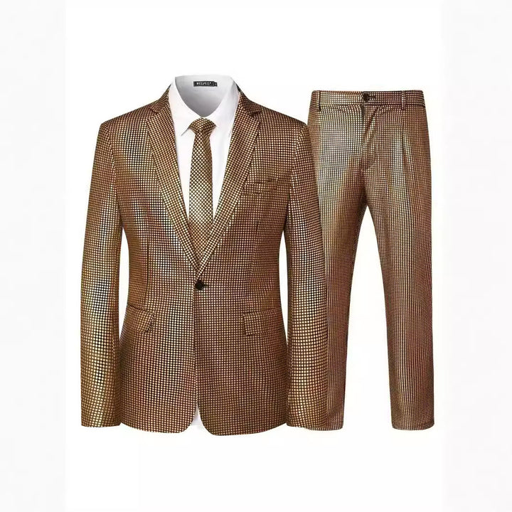 Men's Sparkling Suit Set Lisslune