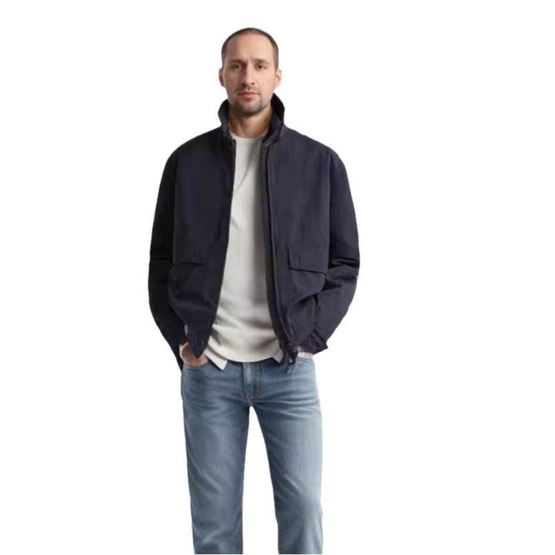 Men's casual jacket with practical pockets and modern cut Lisslune