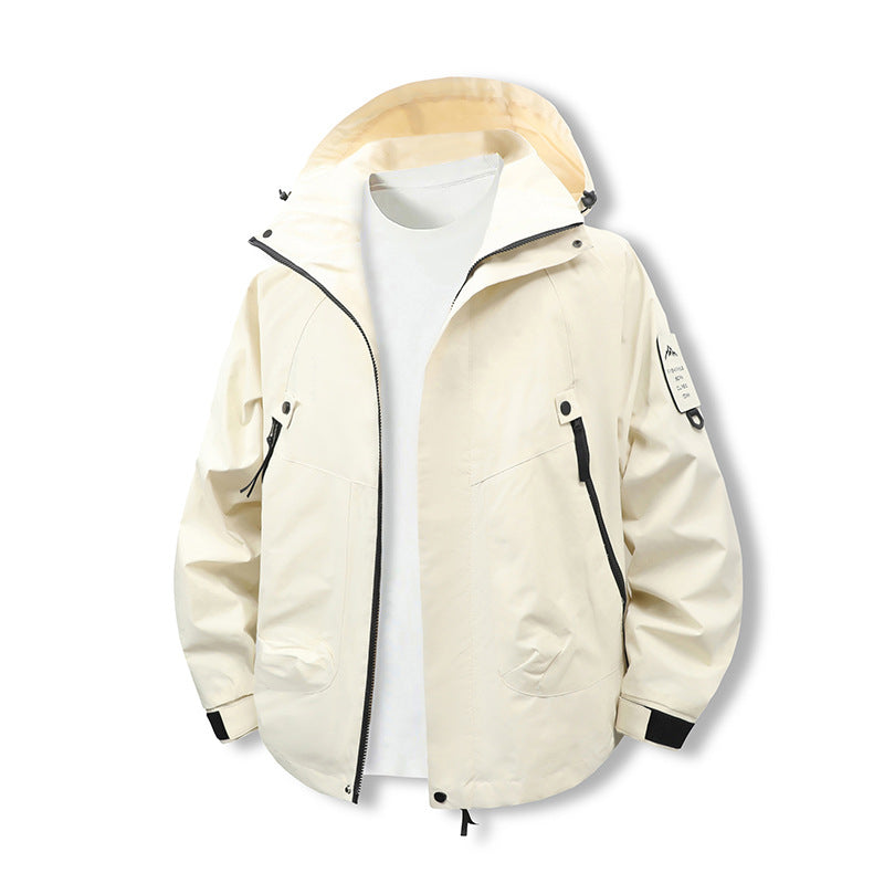 Men's Waterproof Outdoor Jacket In Sporty Design Lisslune