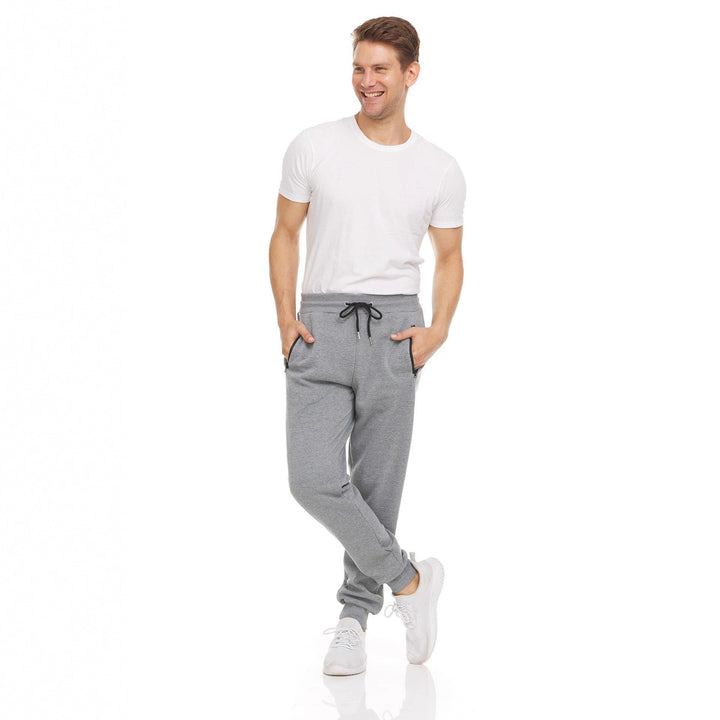 Men's Comfortable Jogging Pants with Elastic Waistband and Practical Side Pockets Lisslune