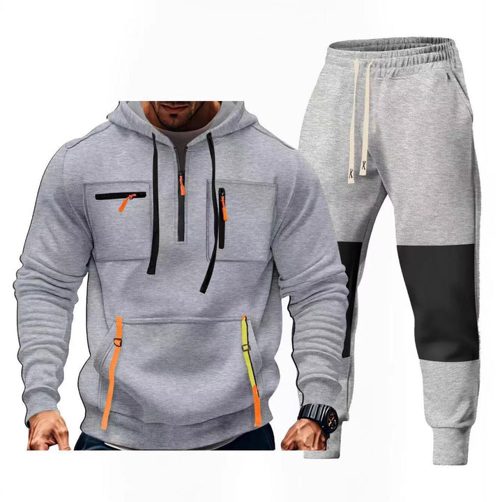 Men's sportswear set with functional pockets Lisslune